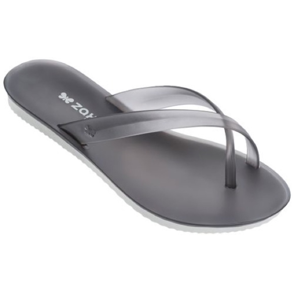 Zaxy Ice Flip Flop Black Size 5 US - worn once